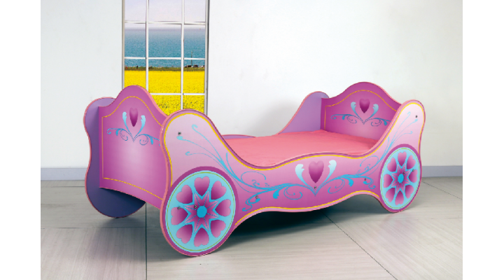 B155s Magic Carriage Bed-Melamine